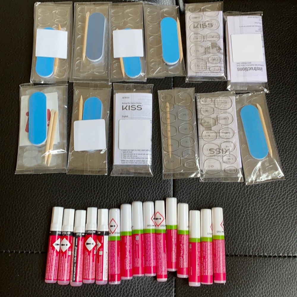 Kiss Nail Glue and Nail Adhesive Bundle